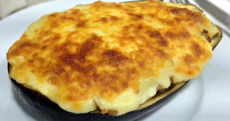 Berenjenas rellenas de carne