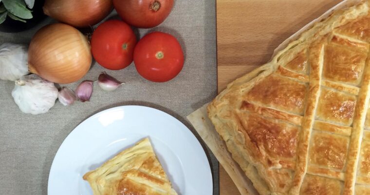 Empanada hojaldrada de carne