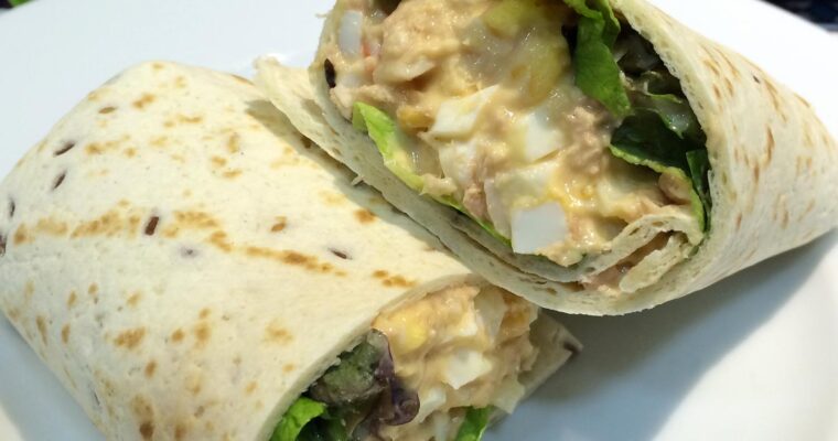 Wraps de cangrejo. Cena rápida y fácil